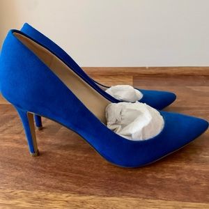 Jessica Simpson Blue Suede Heels